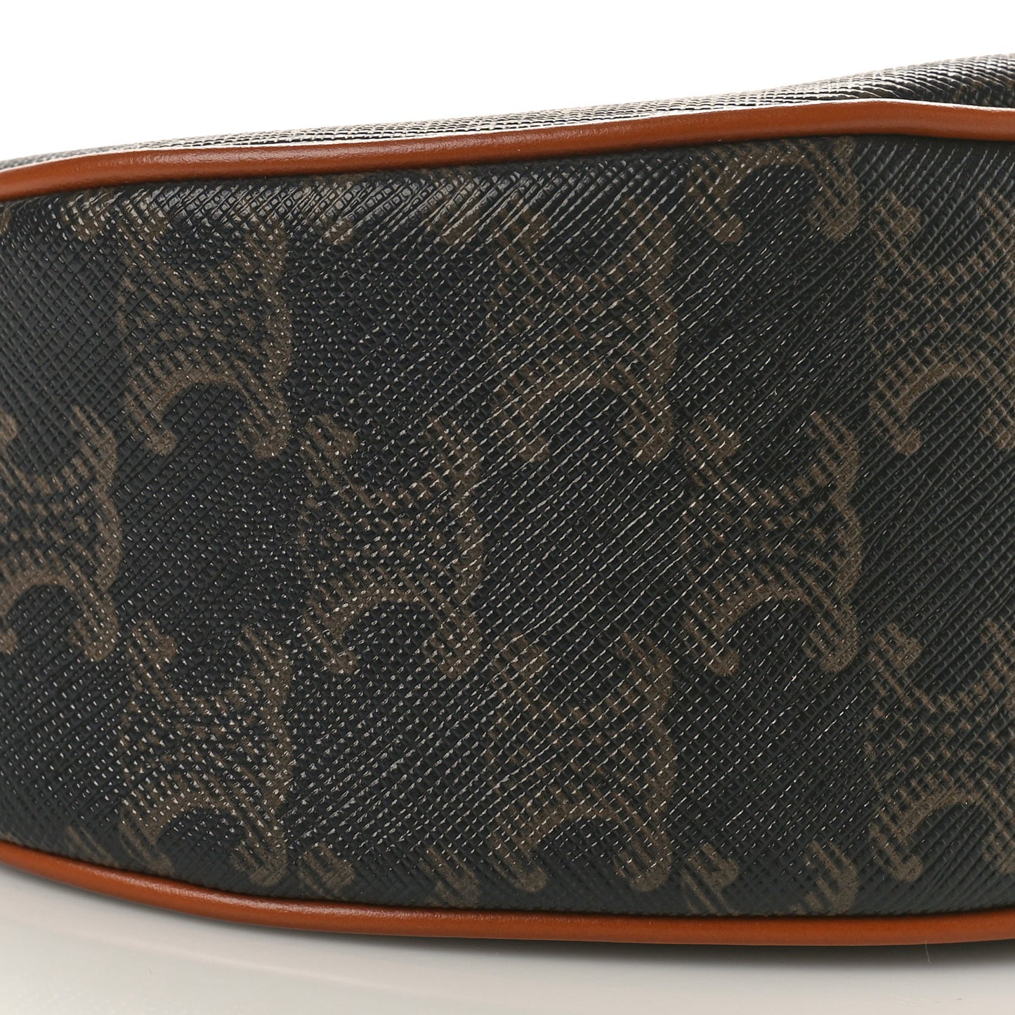 Triomphe Canvas Calfskin Ava Shoulder Bag Tan