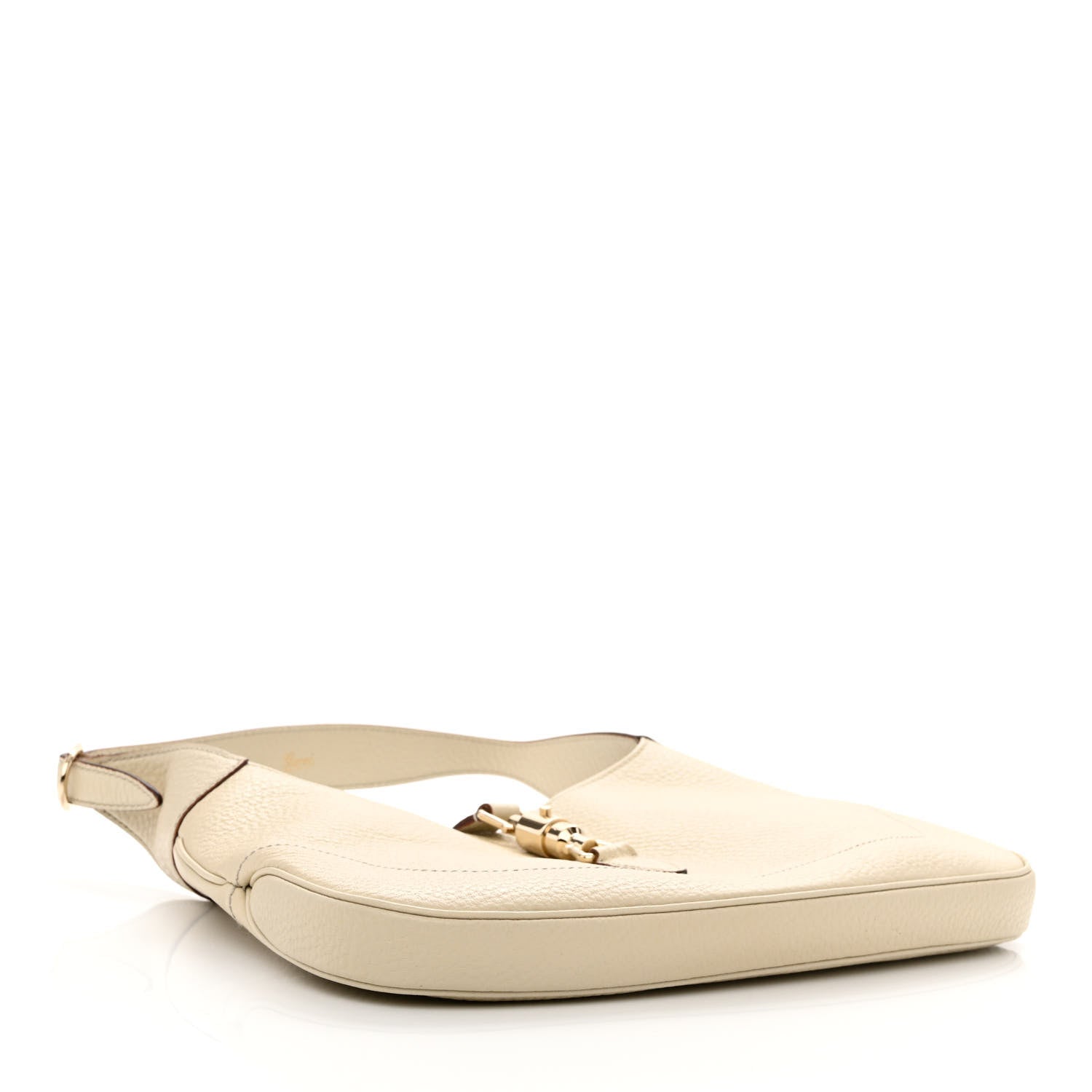 Gucci Calfskin Small Jackie O Hobo White 4 of 10