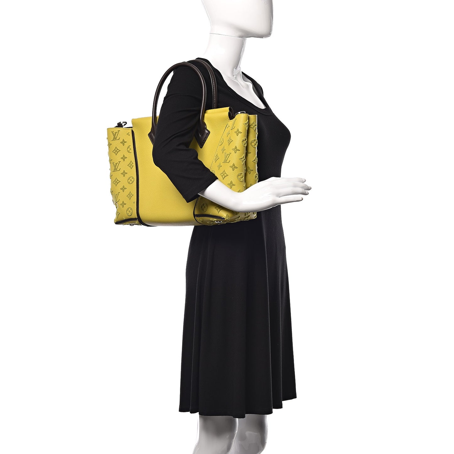 Veau Cachemire Tote W PM Pistache