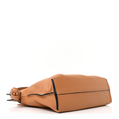 Loewe Calfskin Mini Flamenco Knot Clutch Warm Desert 4 of 9