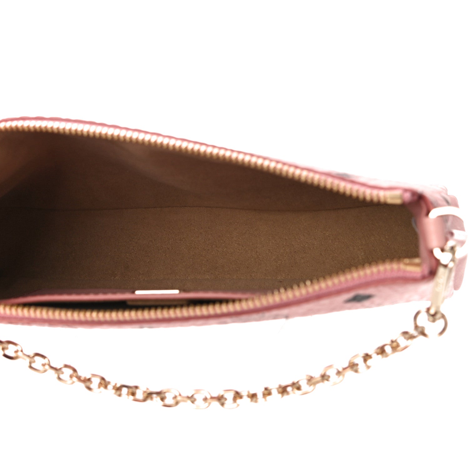 MCM Visetos Medium Millie Zip Crossbody Bag Soft Pink 5 of 10