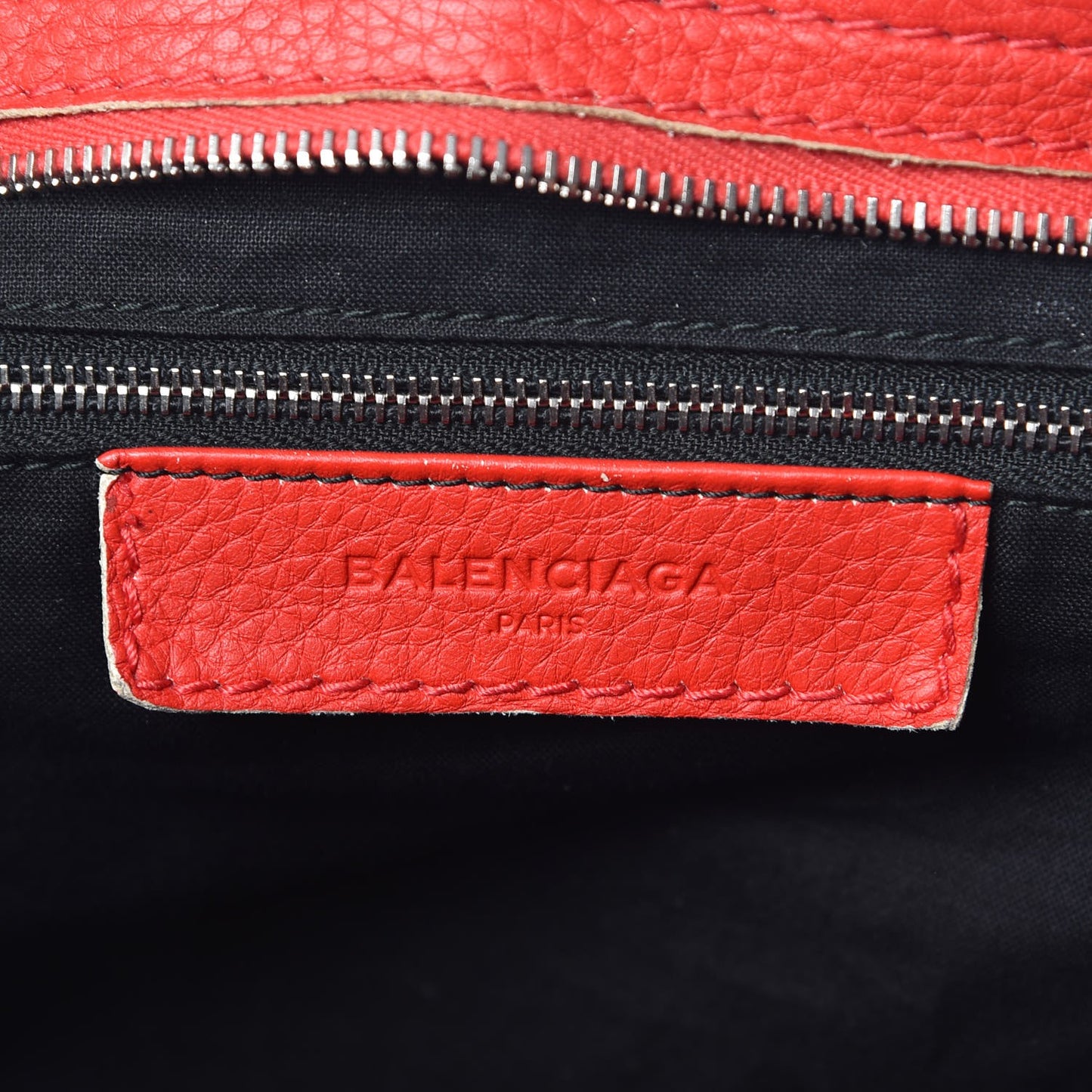 Supple Grained Calfskin Classic Silver Hardware Highlight City Rouge Fraise