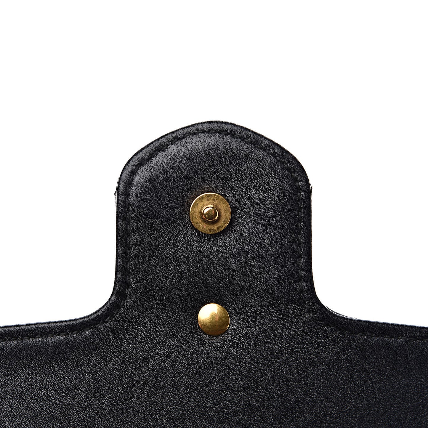 Calfskin Matelasse Super Mini GG Marmont Shoulder Bag Black