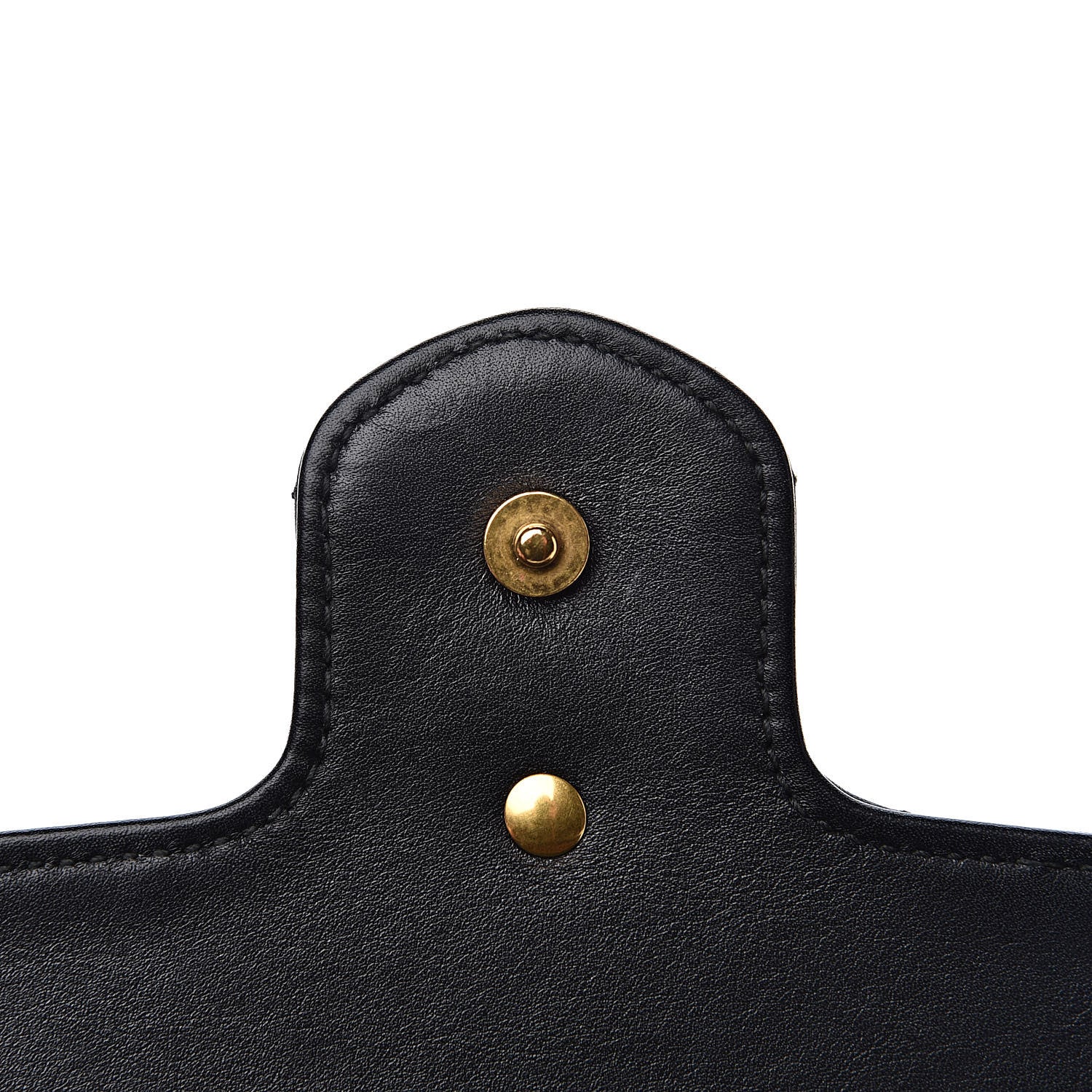 Gucci Calfskin Matelasse Super Mini GG Marmont Shoulder Bag Black 12 of 14