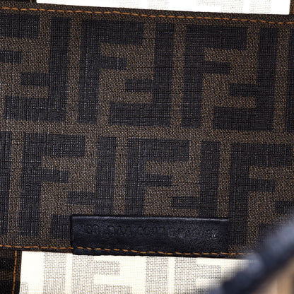 Fendi Zucca Spalmati Mesh Mixed Media Forever Boston Tobacco 7 of 10