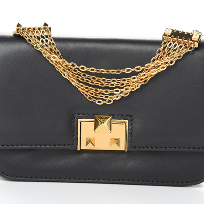 Valentino Garavani Vitello Multichain Shoulder Bag Black 7 of 11