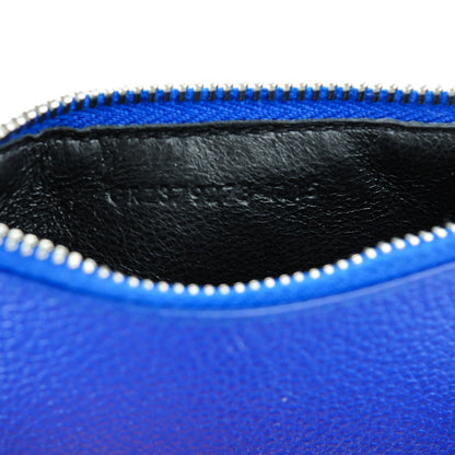 Saint Laurent Grained Calfskin 5 Fragments Zip Pouch Card Holder Ultramarine 7 of 7