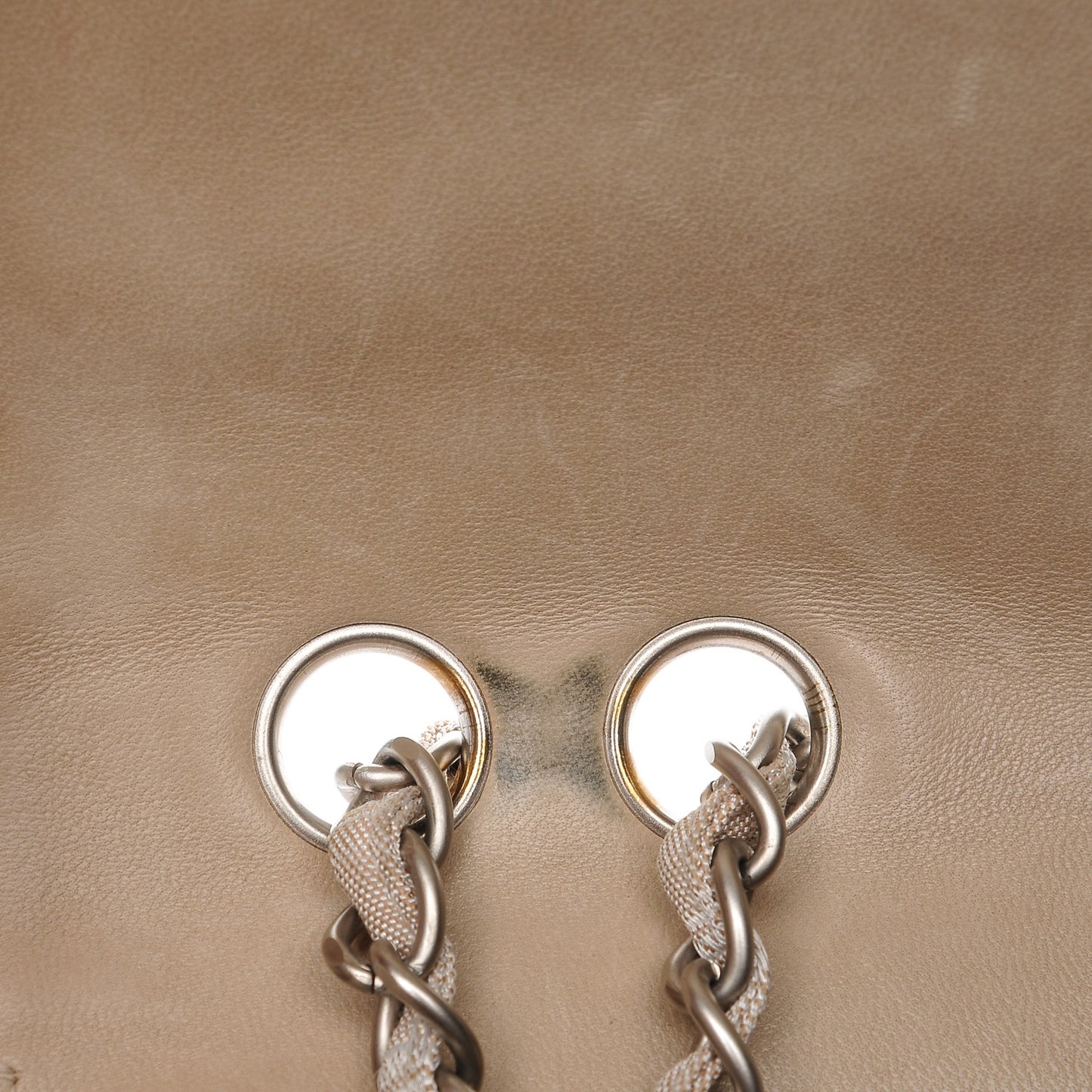 Nylon Medium Travel Flap Light Beige