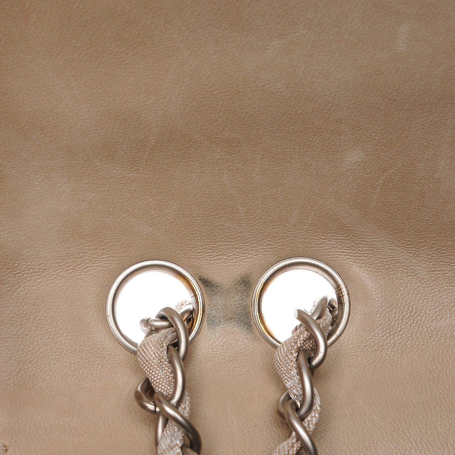 Chanel Nylon Medium Travel Flap Light Beige 9 of 9