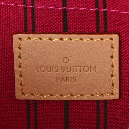 Louis Vuitton Monogram Neverfull MM GM Pochette Fuchsia 6 of 8