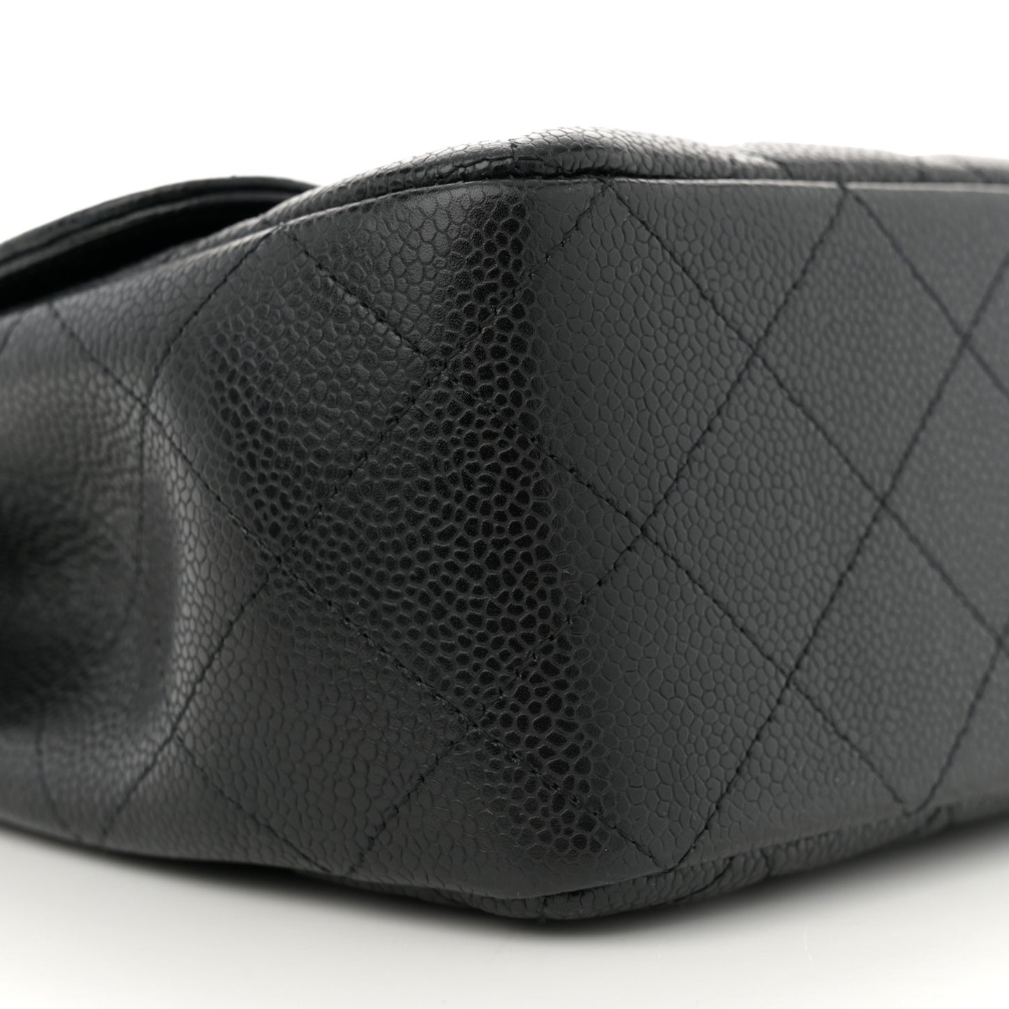 Caviar Quilted Jumbo Single Flap Black