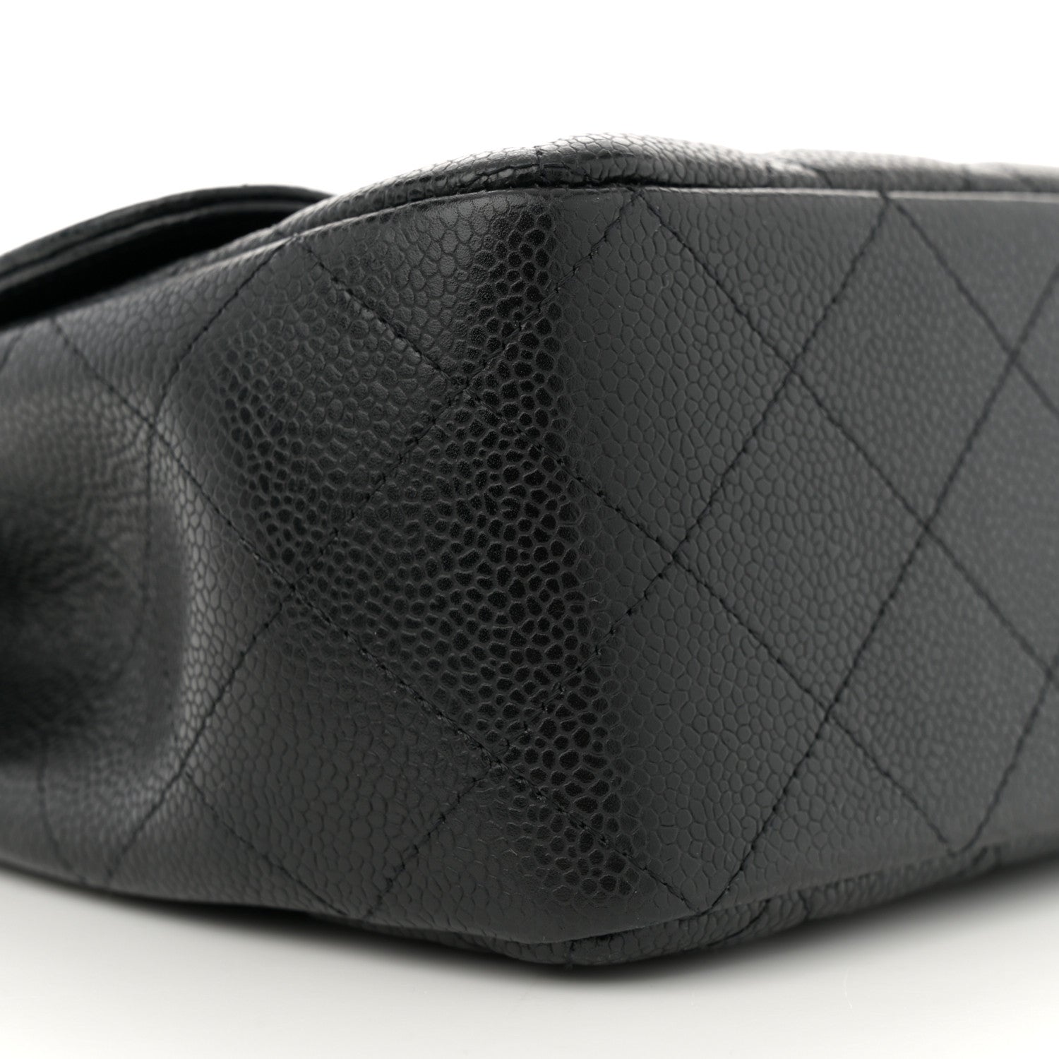 Chanel Caviar Quilted Jumbo Single Flap Black 9 of 11