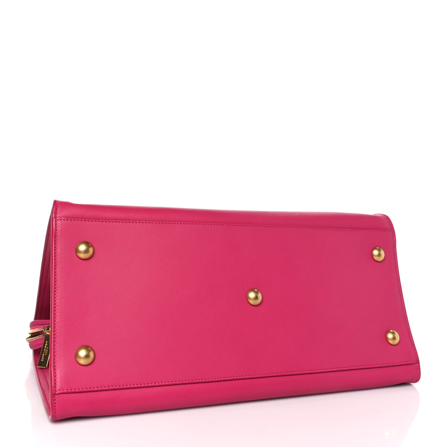 Saint Laurent Calfskin Medium Classic Y Cabas Fuchsia 4 of 8