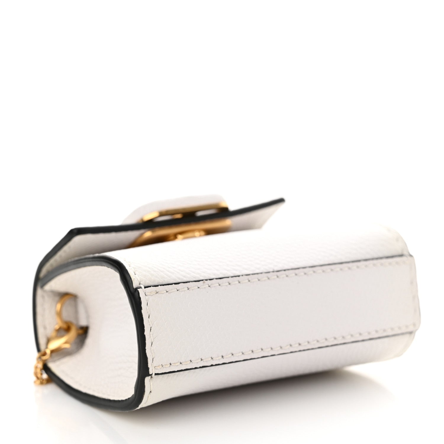 Valentino Garavani Grainy Calfskin Mini VLogo Belt Bag 80 32 Optic White 4 of 12