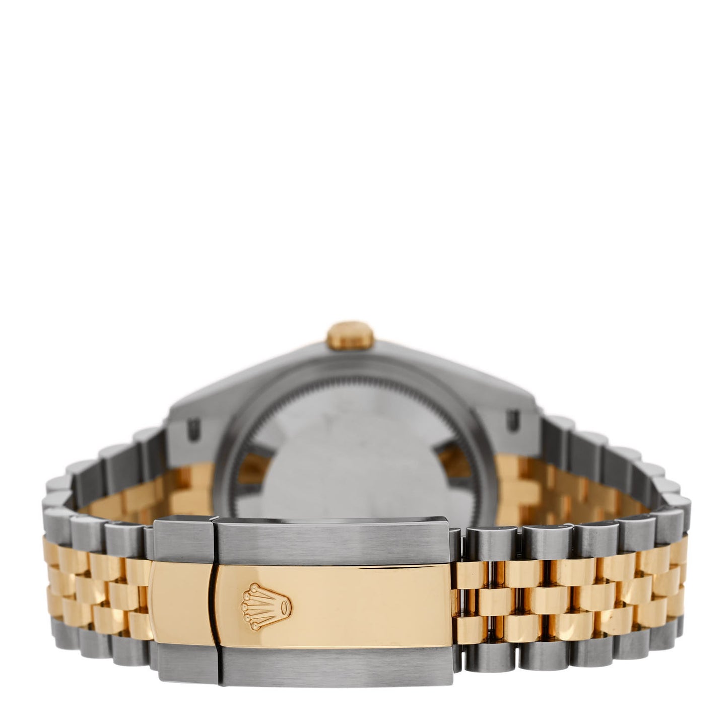 Stainless Steel 18K Yellow Gold Diamond 36mm Oyster Perpetual Datejust Watch Olive Green Roman 126233