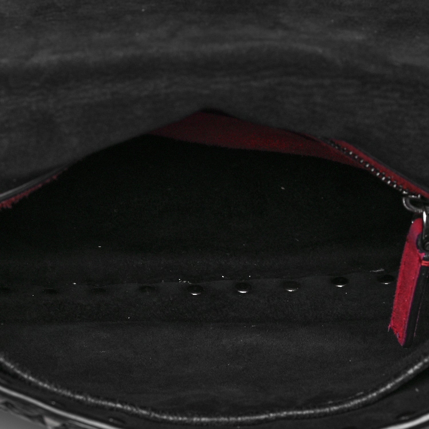 Valentino Garavani Craquele Nappa Medium Rockstud Spike Shoulder Bag Black 5 of 8