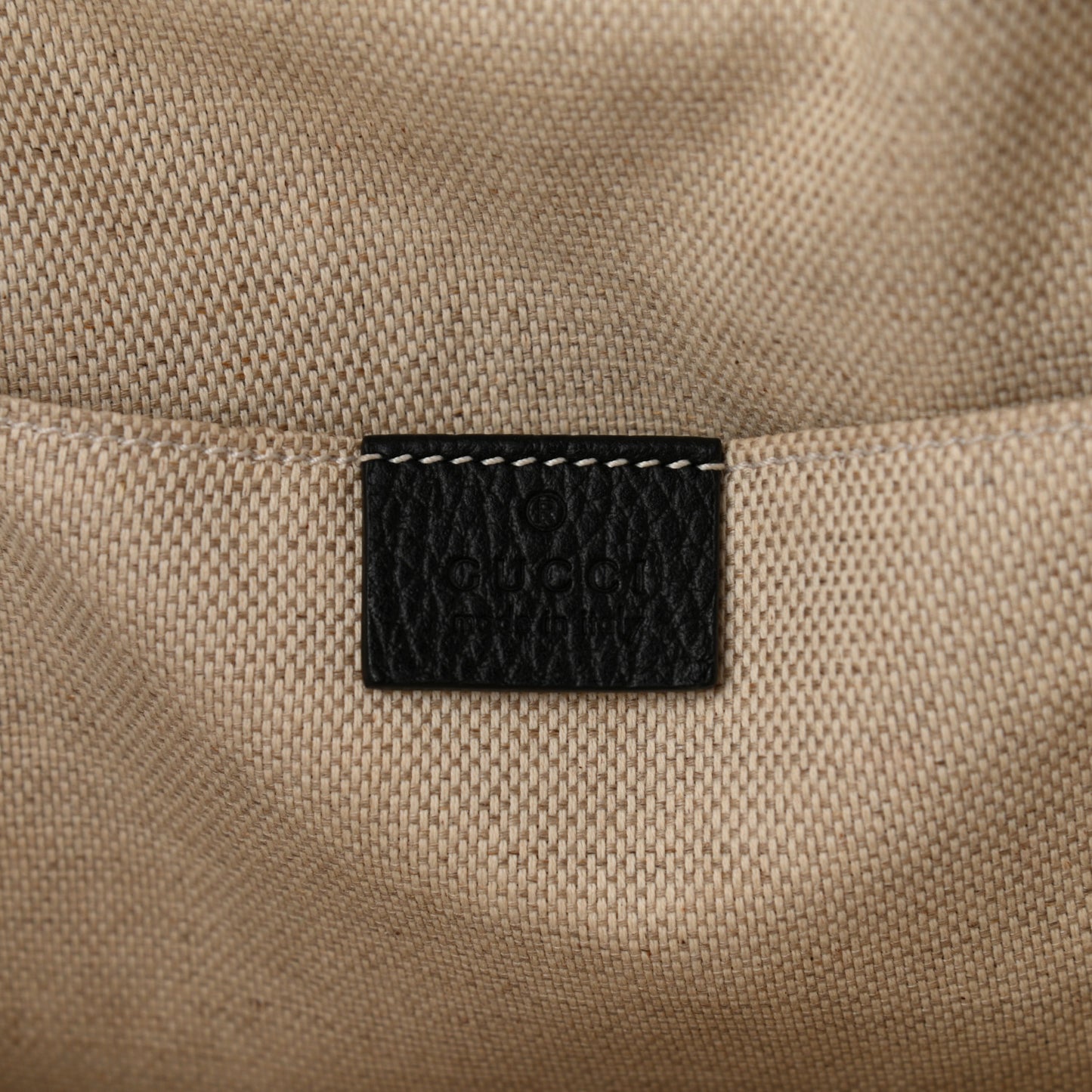 Pebbled Calfskin Soho Chain Backpack Black