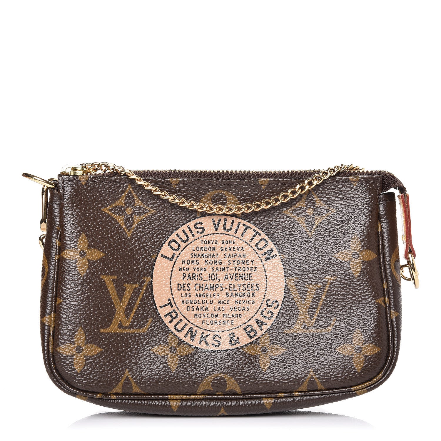 Louis Vuitton Monogram Complice Trunks and Bags Mini Pochette Accessories Beige 1 of 9