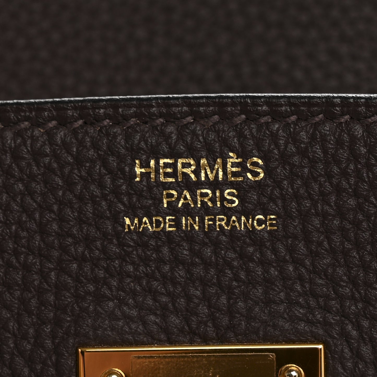 Togo Birkin 30 Chocolate