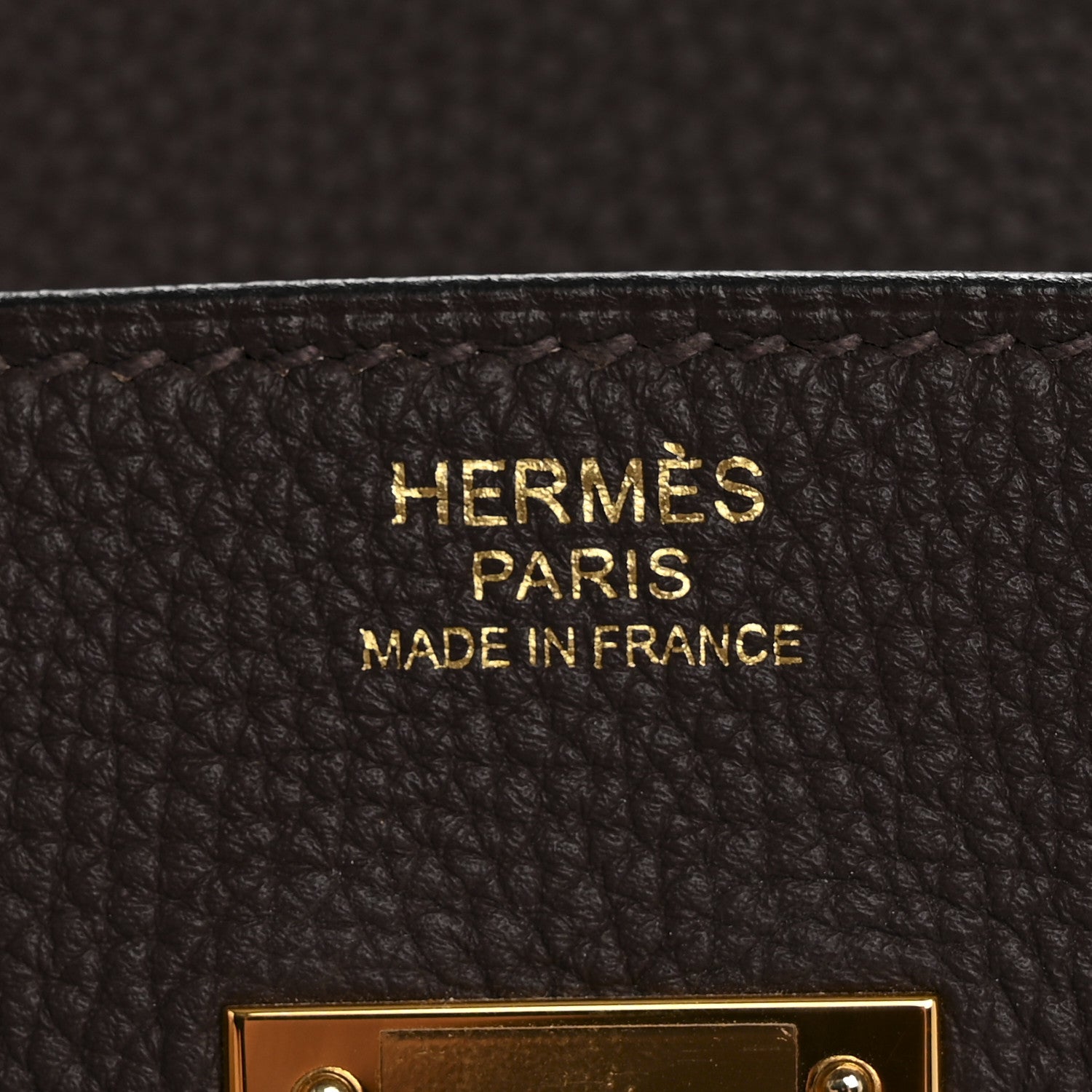Hermes Togo Birkin 30 Chocolate 6 of 11