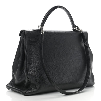 Hermes Taurillon Clemence Kelly Retourne 40 Black 3 of 10