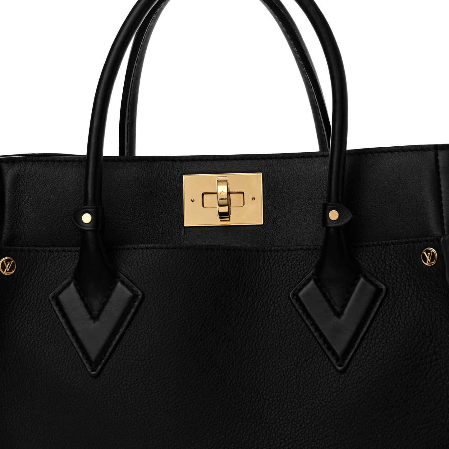 Calfskin Monogram Tufting On My Side Black