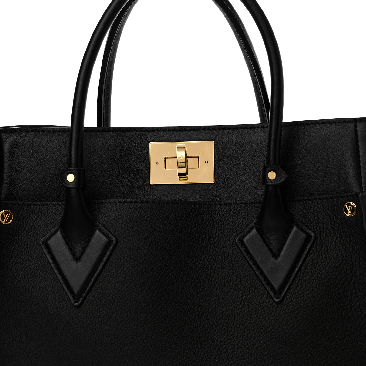 Louis Vuitton Calfskin Monogram Tufting On My Side Black 7 of 10