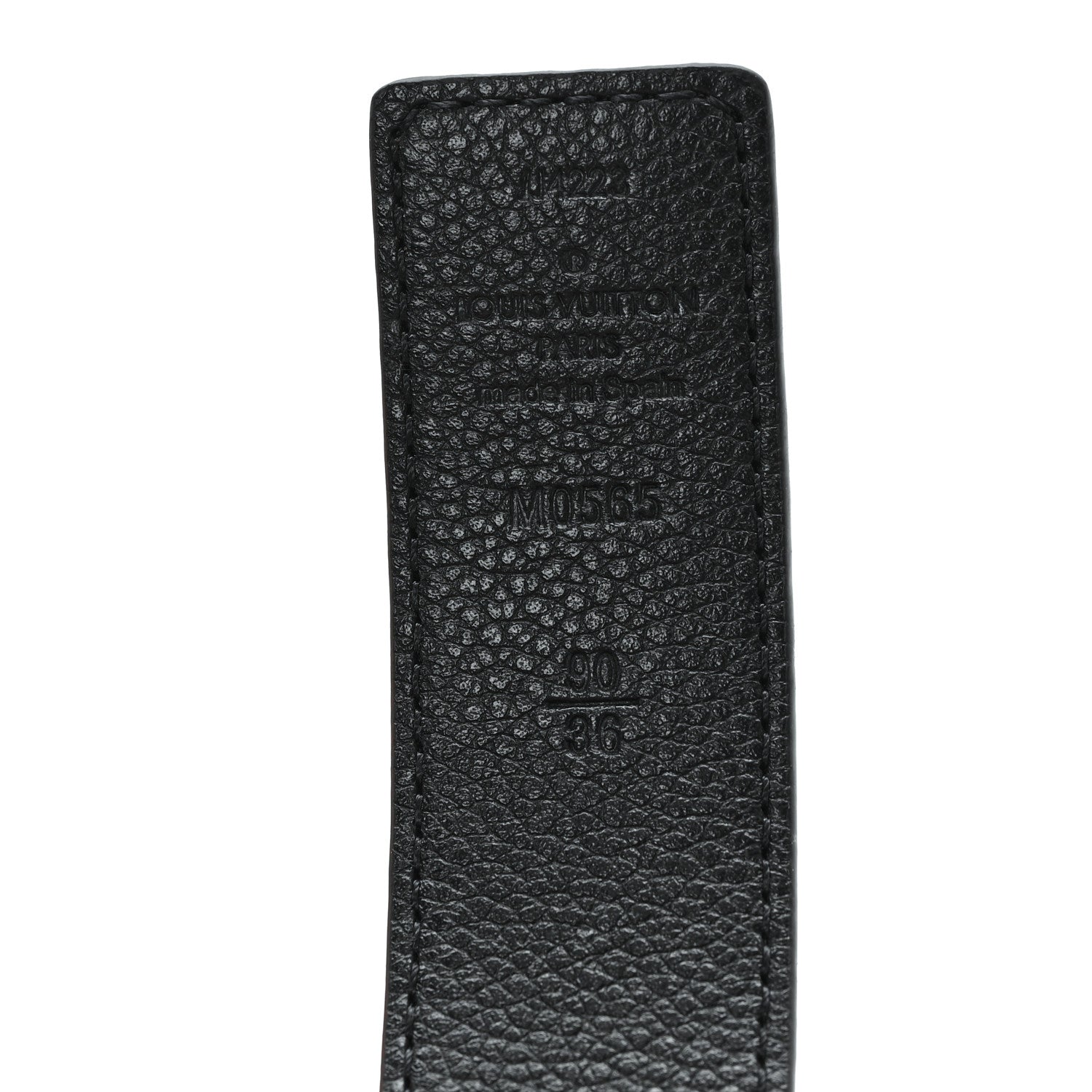 Louis Vuitton Calfskin Monogram 30mm LV Initiales Reversible Belt 90 36 Black 3 of 6