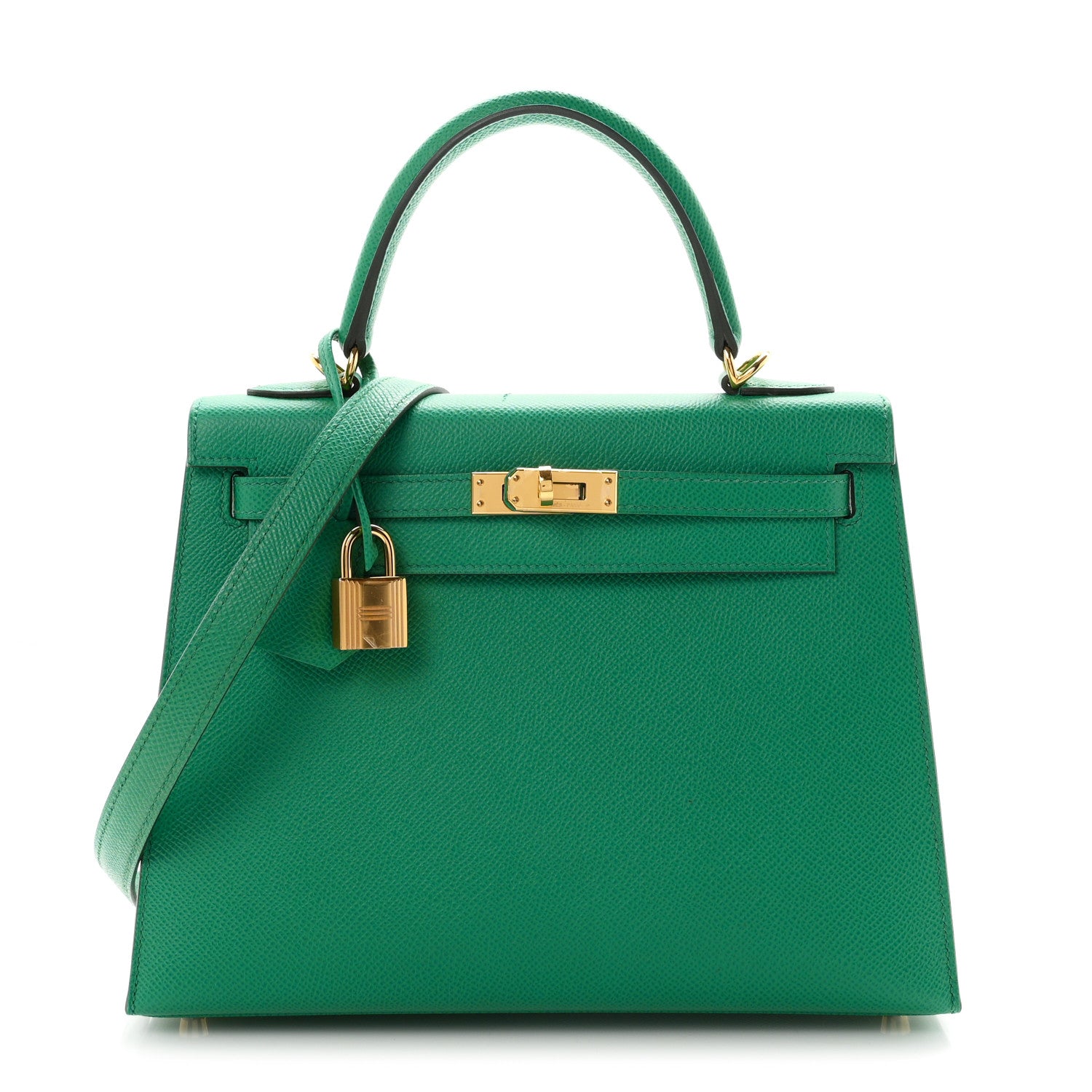 Hermes Epsom Kelly Sellier 25 Vert Jade 1 of 11