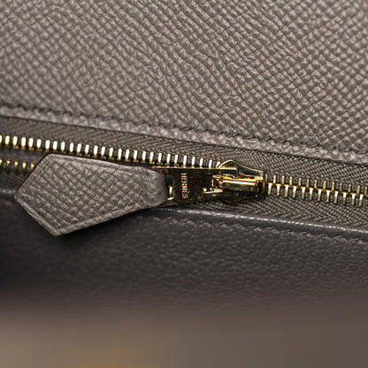Hermes Epsom Horseshoe Kelly Sellier 32 Etain 21 of 38