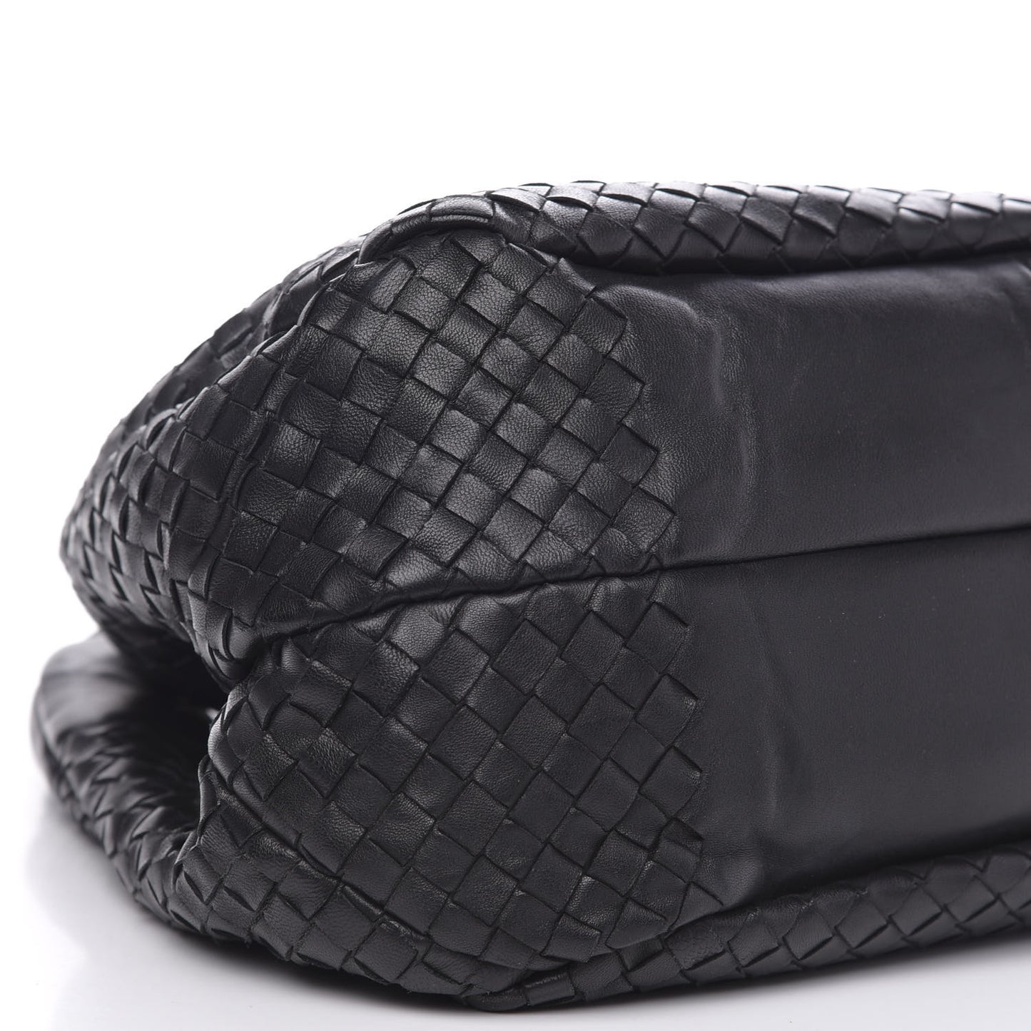 Nappa Intrecciato Medium Campana Black