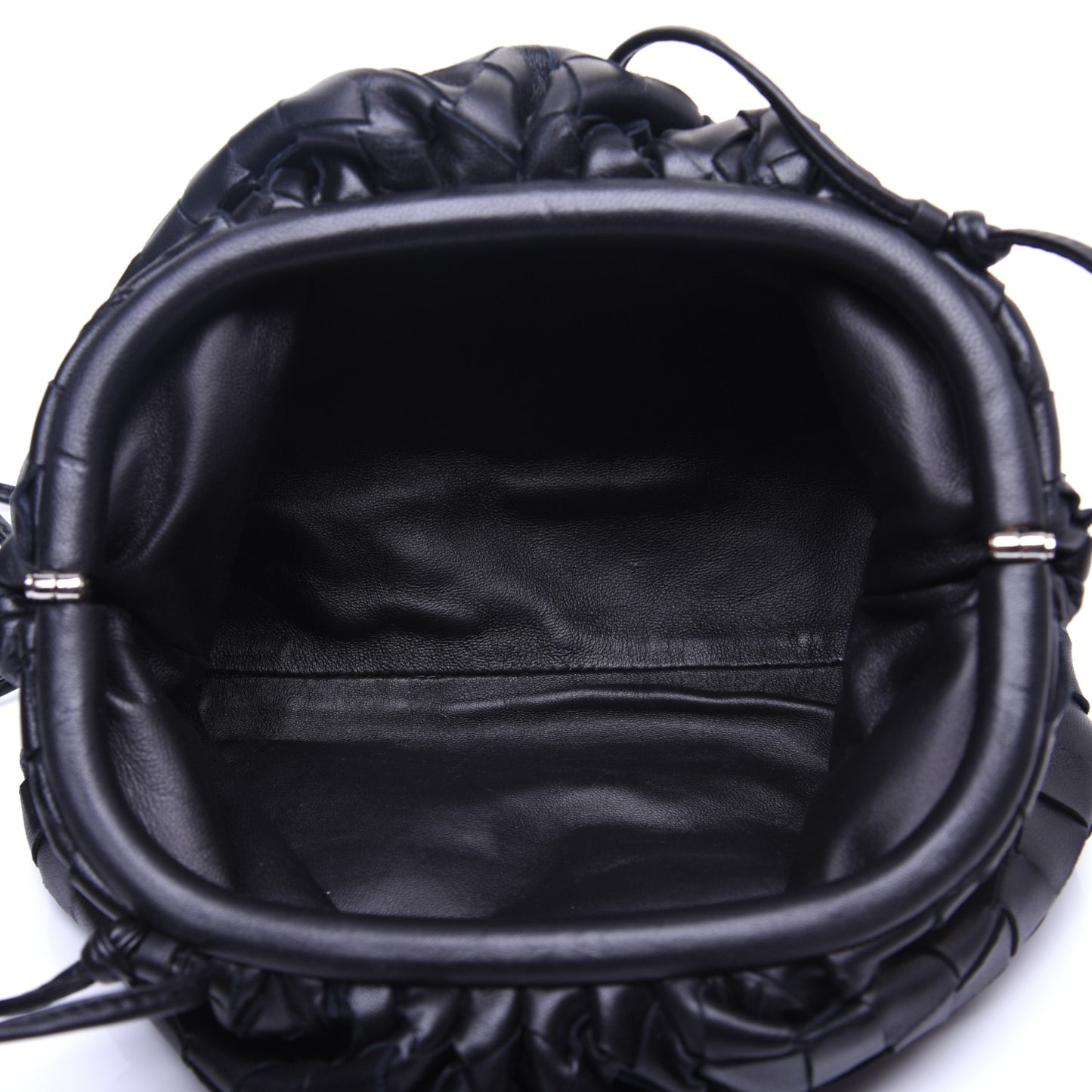 Nappa Intrecciato The Mini Pouch Black