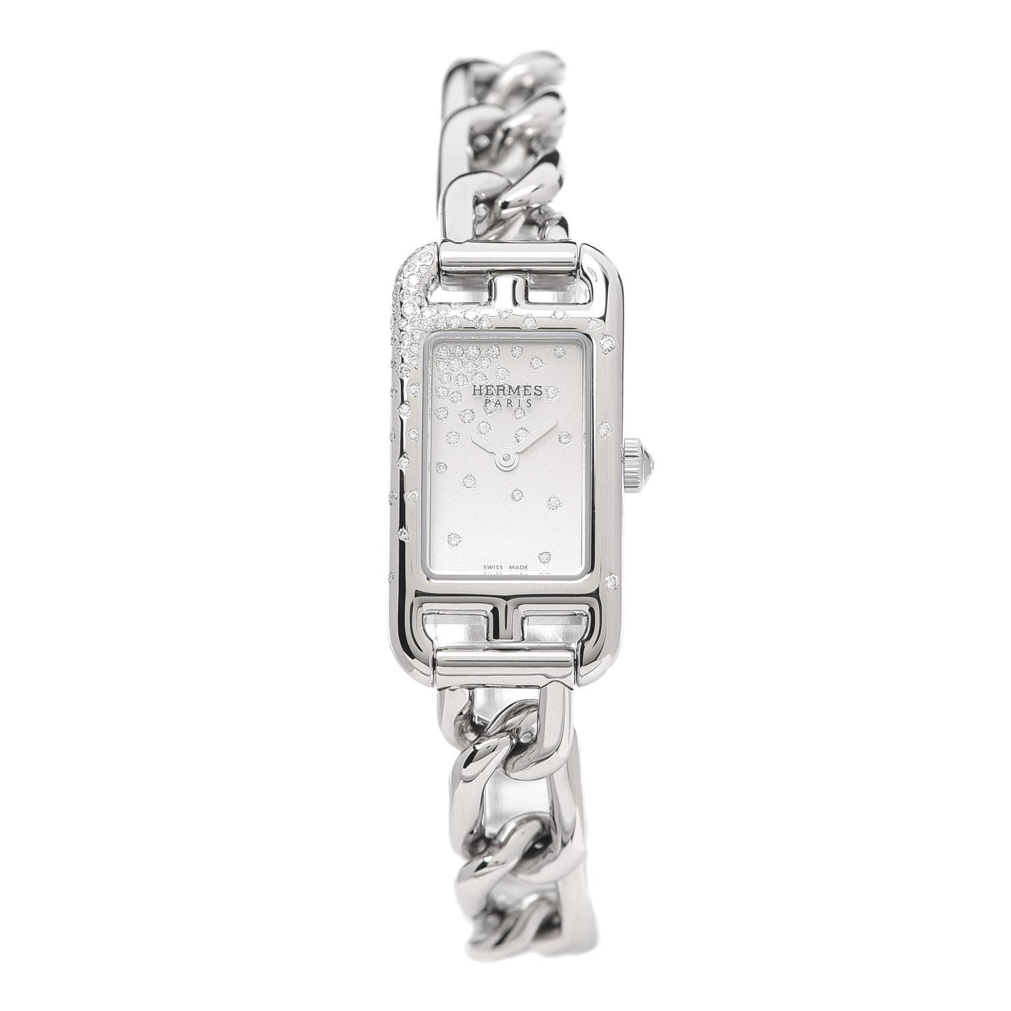 Stainless Steel Diamond 17mm Nantucket Jete De Diamants Quartz Watch
