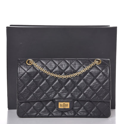 Chanel Aged Calfskin Quilted 2.55 Reissue 226 Flap Black 9 of 9