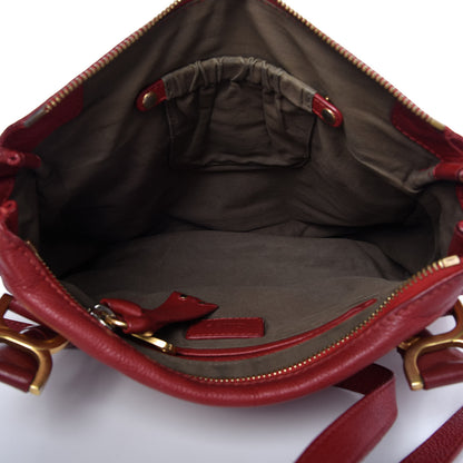 Chloe Calfskin Medium Marcie Satchel Acerola 5 of 13