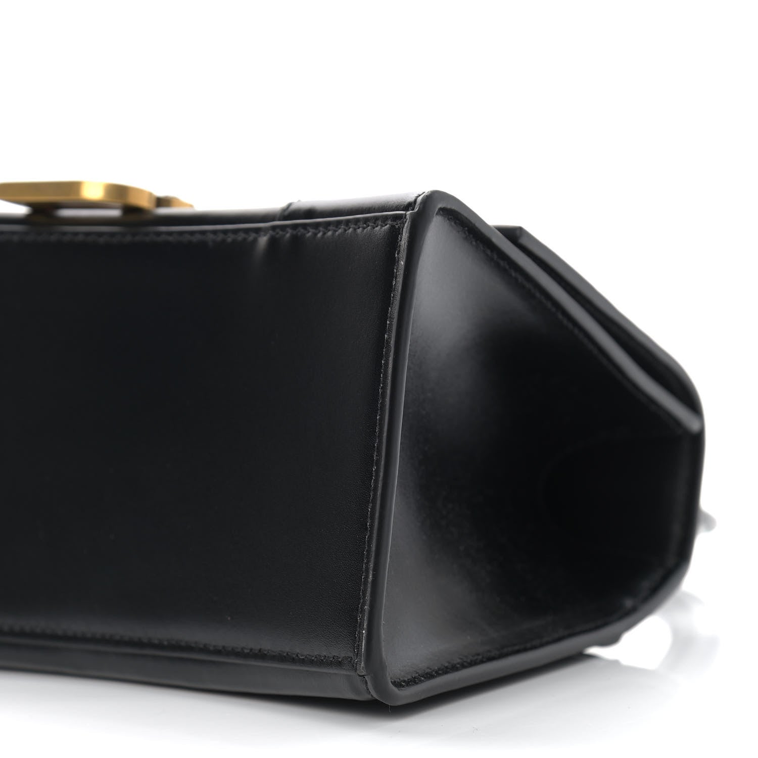 Balenciaga Shiny Box Calfskin Small Hourglass Top Handle Bag Black 6 of 12