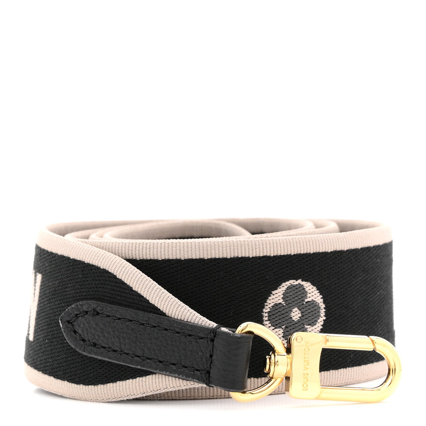 Jacquard Diane Shoulder Strap Black Ivory