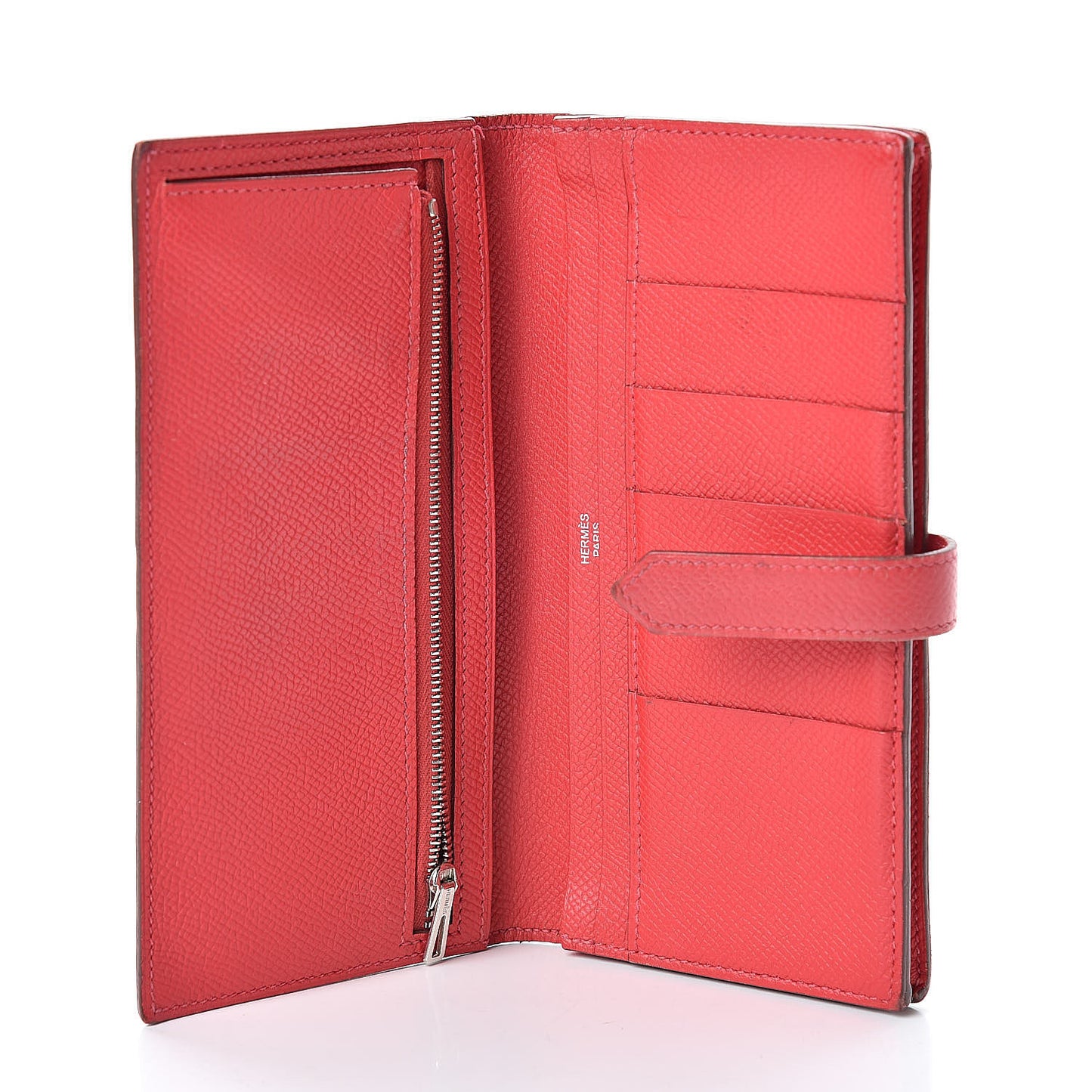 Epsom Bi-Color Bearn Wallet Rubis Rouge Pivoine