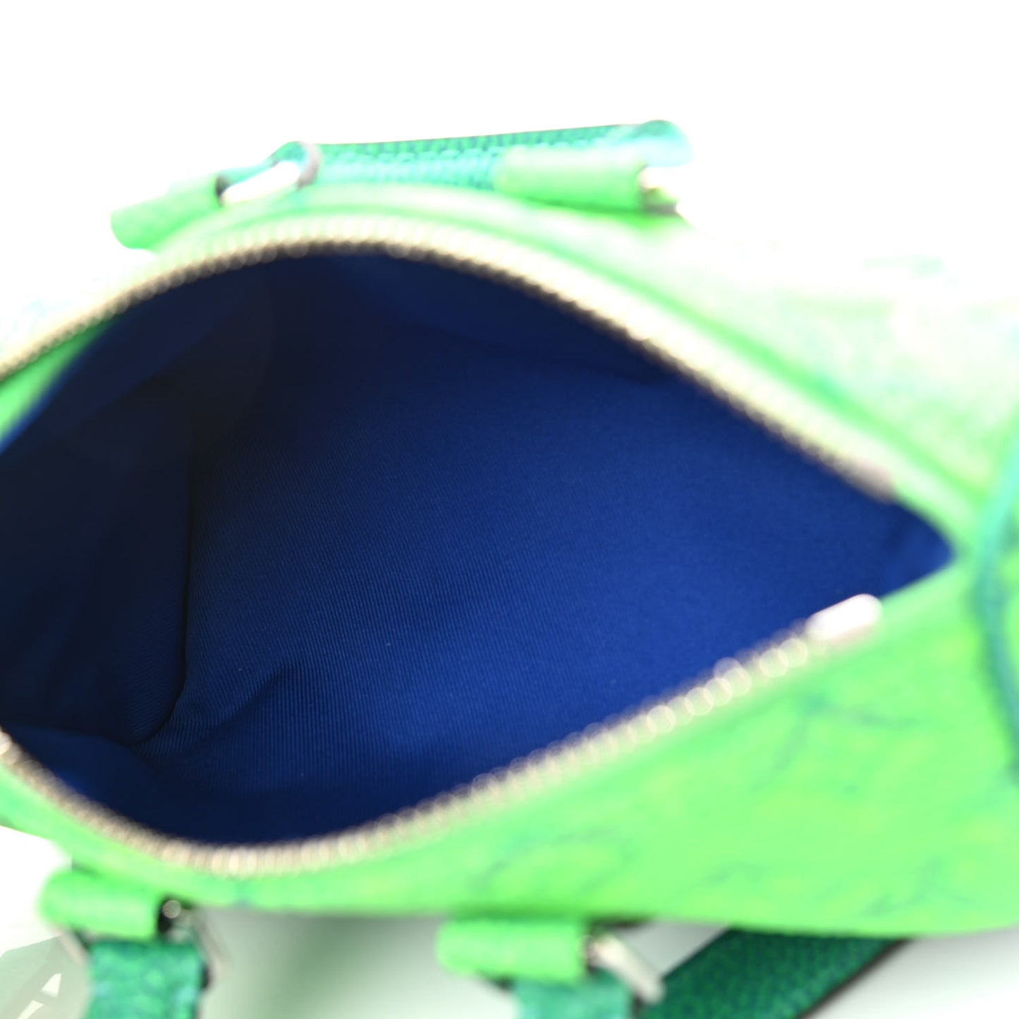 Taurillon Illusion Keepall XS Bleu Vert