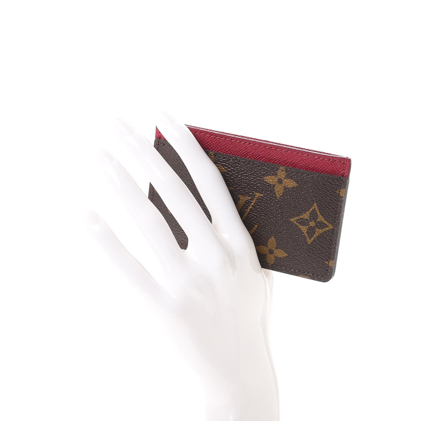 Monogram Card Holder Fuchsia