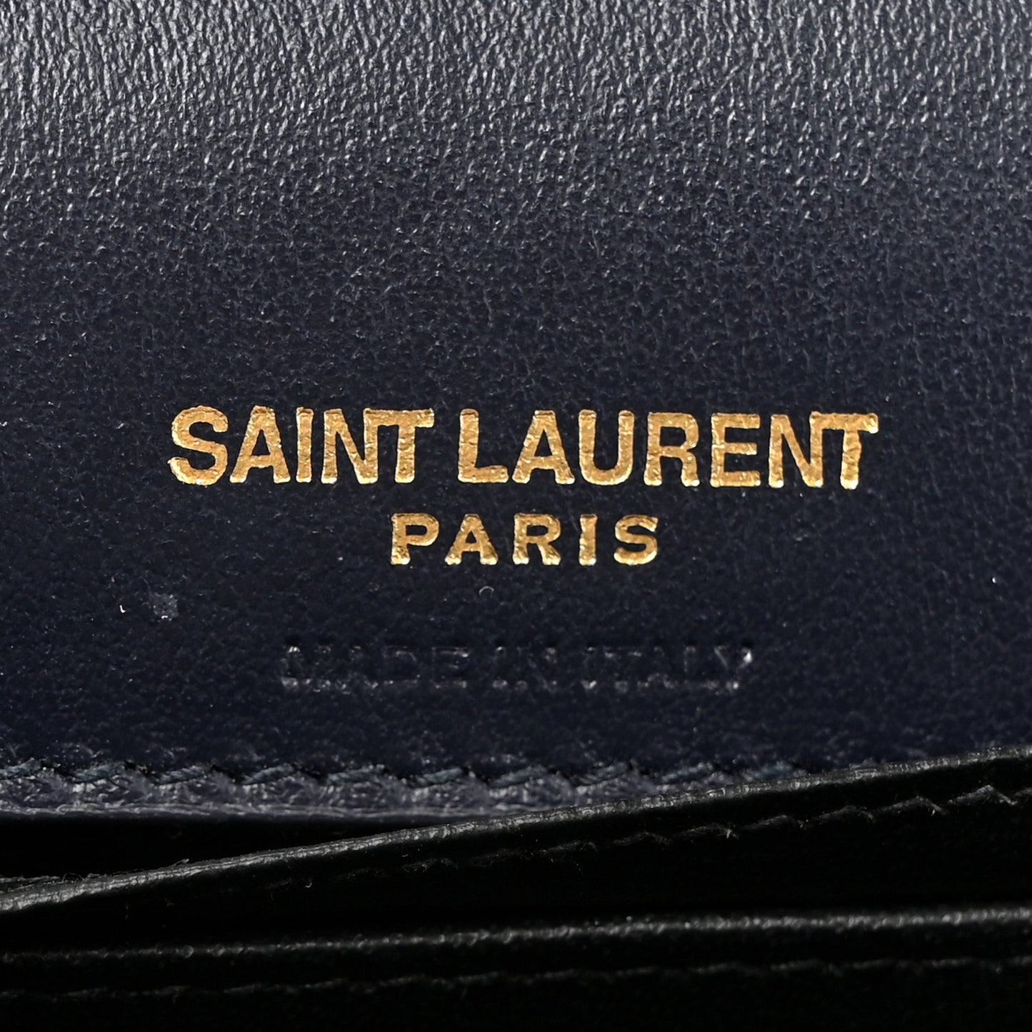 Smooth Calfskin Monogram Kate Belt Bag Deep Marine Black