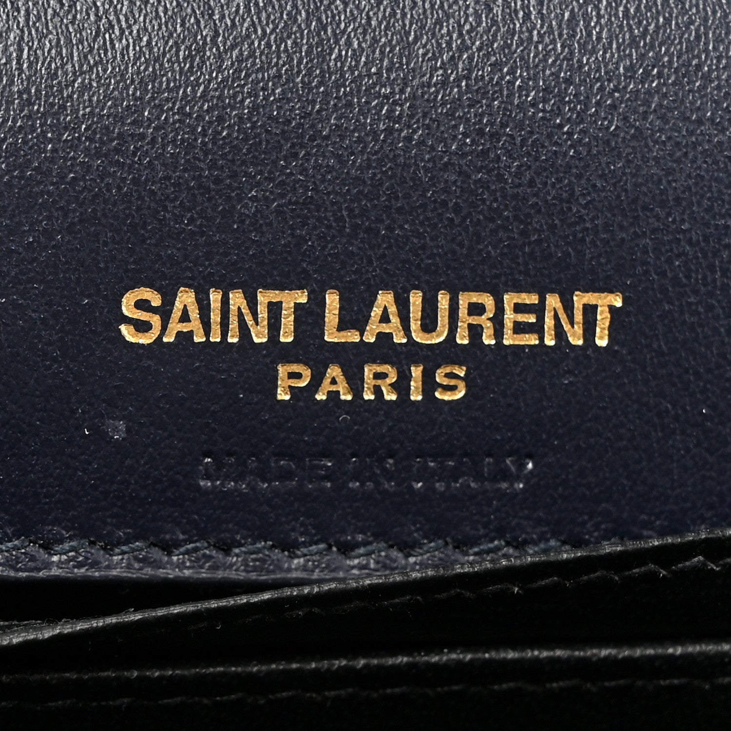 Saint Laurent Smooth Calfskin Monogram Kate Belt Bag Deep Marine Black 6 of 16