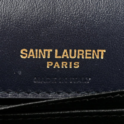 Saint Laurent Smooth Calfskin Monogram Kate Belt Bag Deep Marine Black 6 of 16