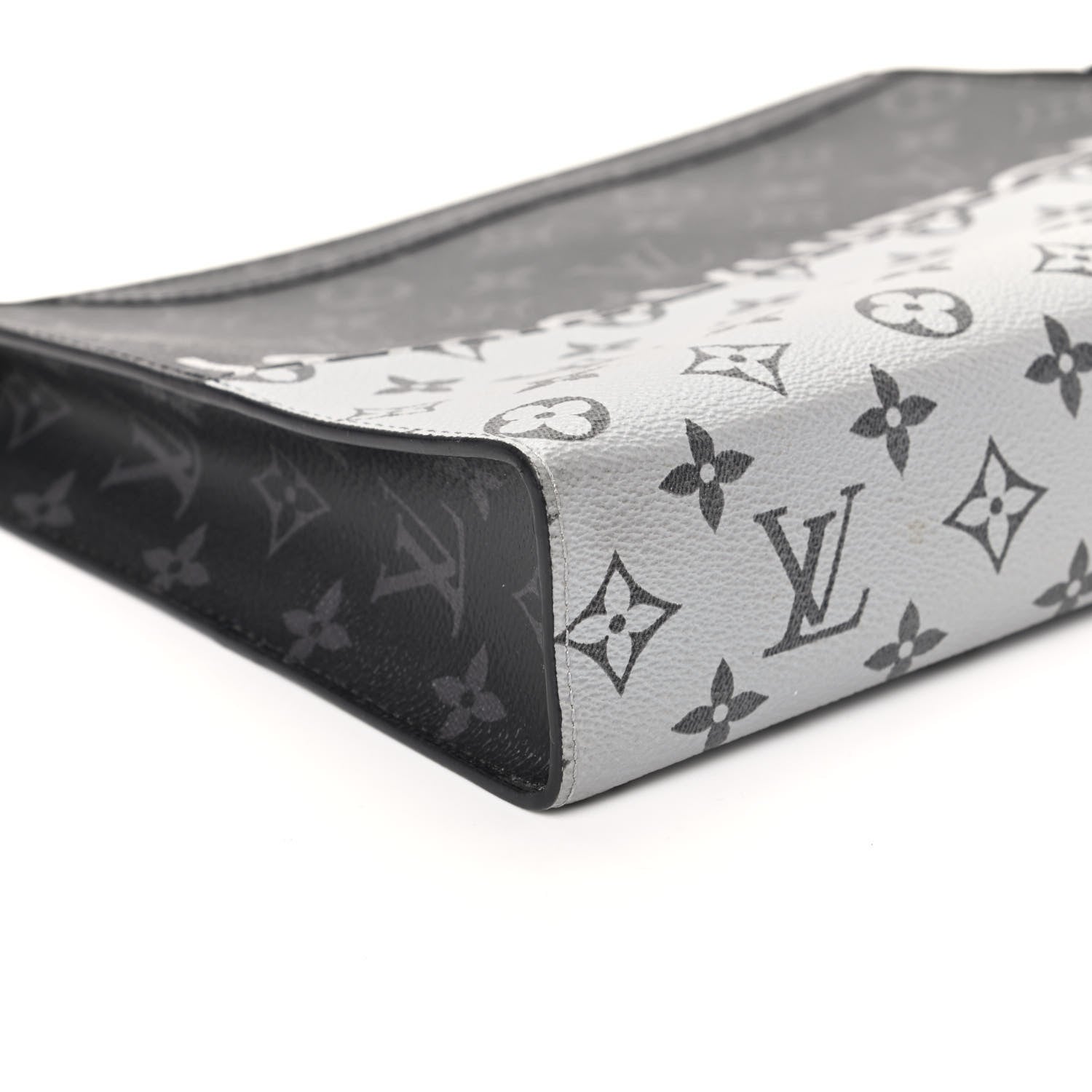 Louis Vuitton Monogram Eclipse Split Pochette Voyage MM 7 of 8