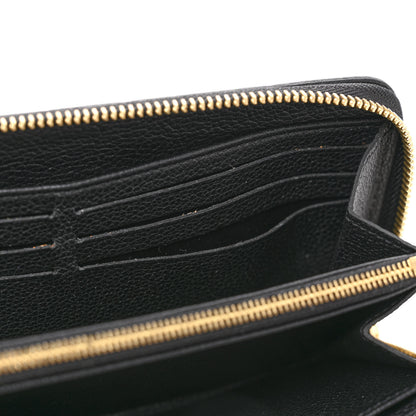 Louis Vuitton Empreinte Zippy Wallet Black 7 of 11