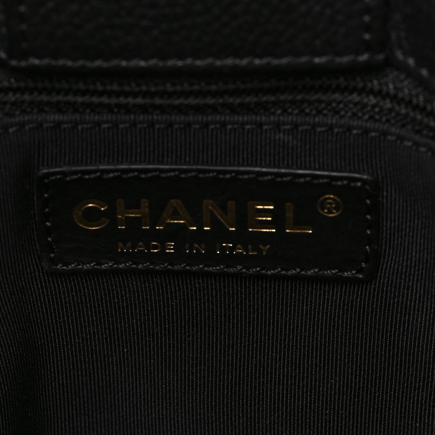 Chanel Calfskin Cerf Executive Shopper Tote Black 6 of 7