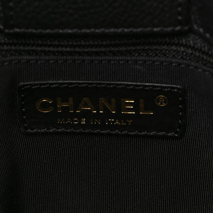 Chanel Calfskin Cerf Executive Shopper Tote Black 6 of 7