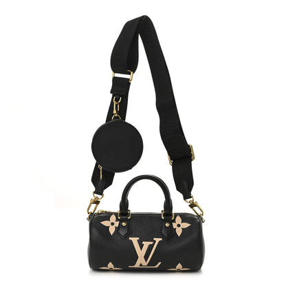 Louis Vuitton Empreinte Monogram Giant Papillon BB Black Beige 1 of 12