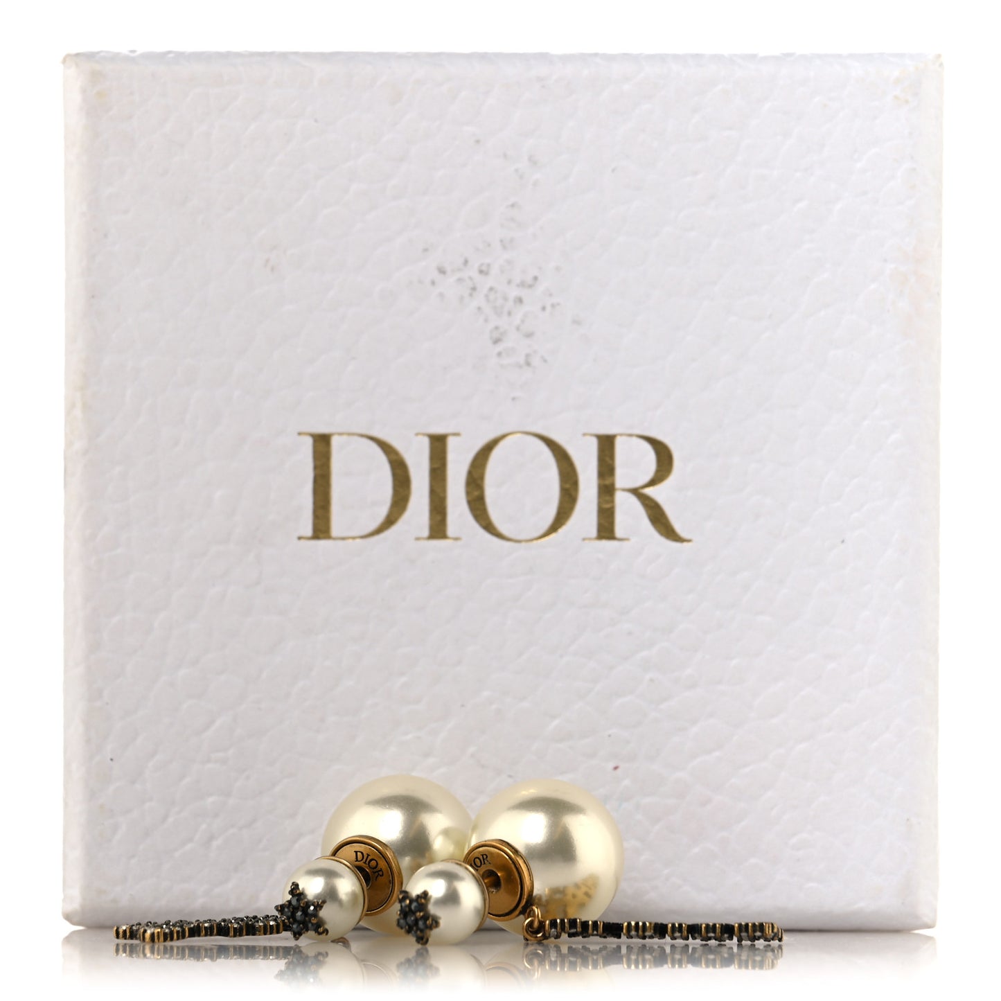 Pearl Crystal J'Adior Tribales Earrings Antique Gold