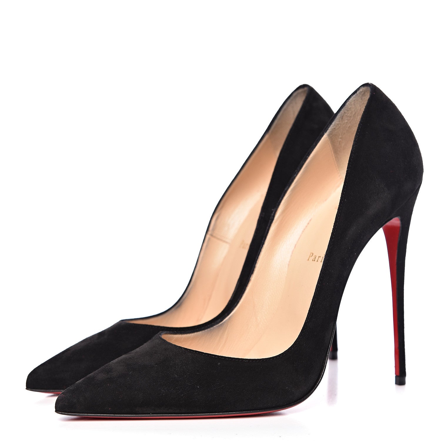 Christian Louboutin Suede So Kate 120 Pumps 42 Black 3 of 16